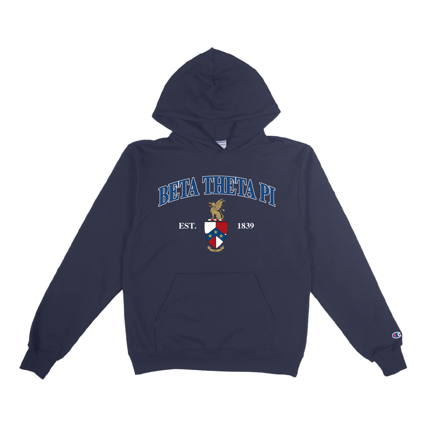 Beta Vintage Crest Hoodie