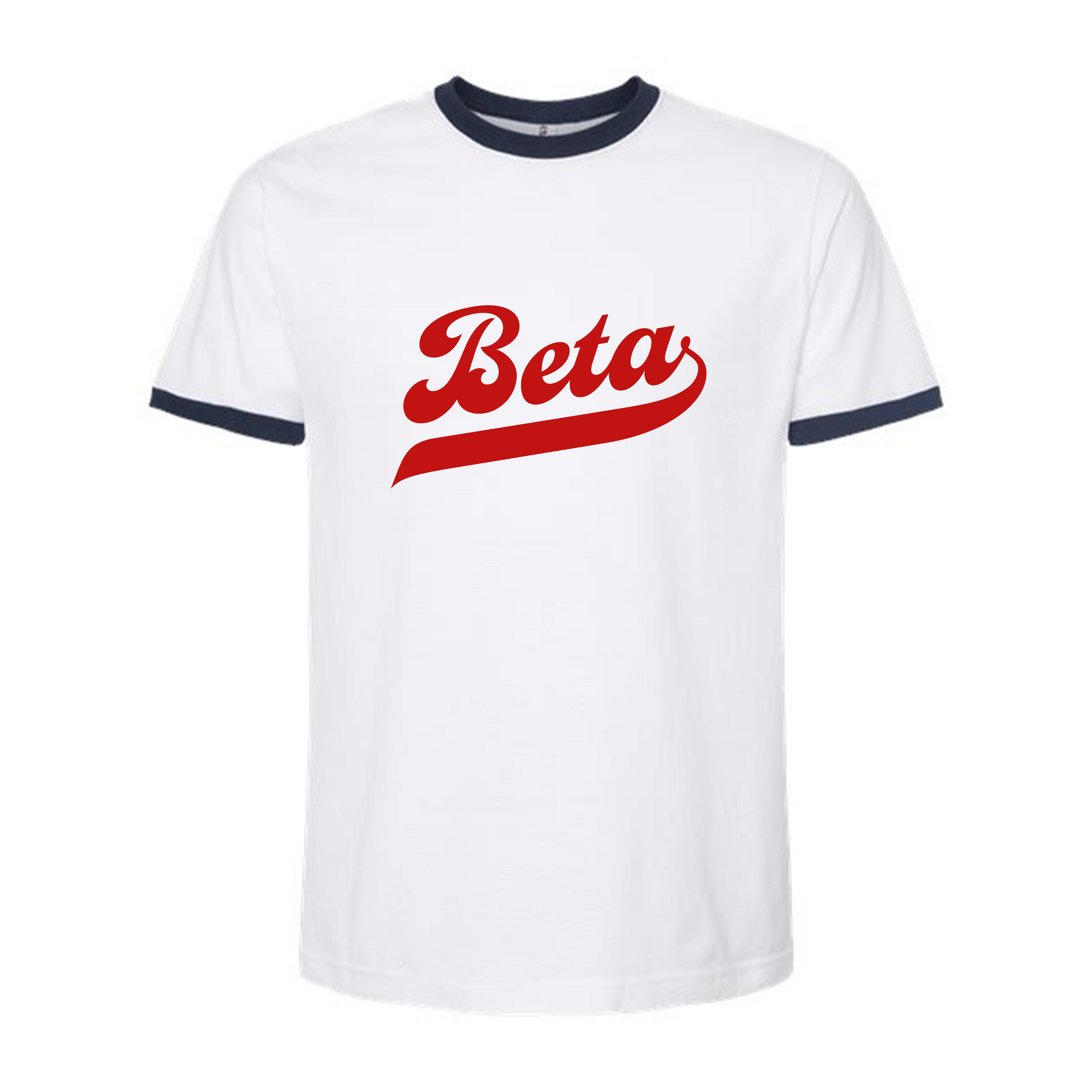 Beta Theta Pi Vintage Script Jersey Ringer Tee