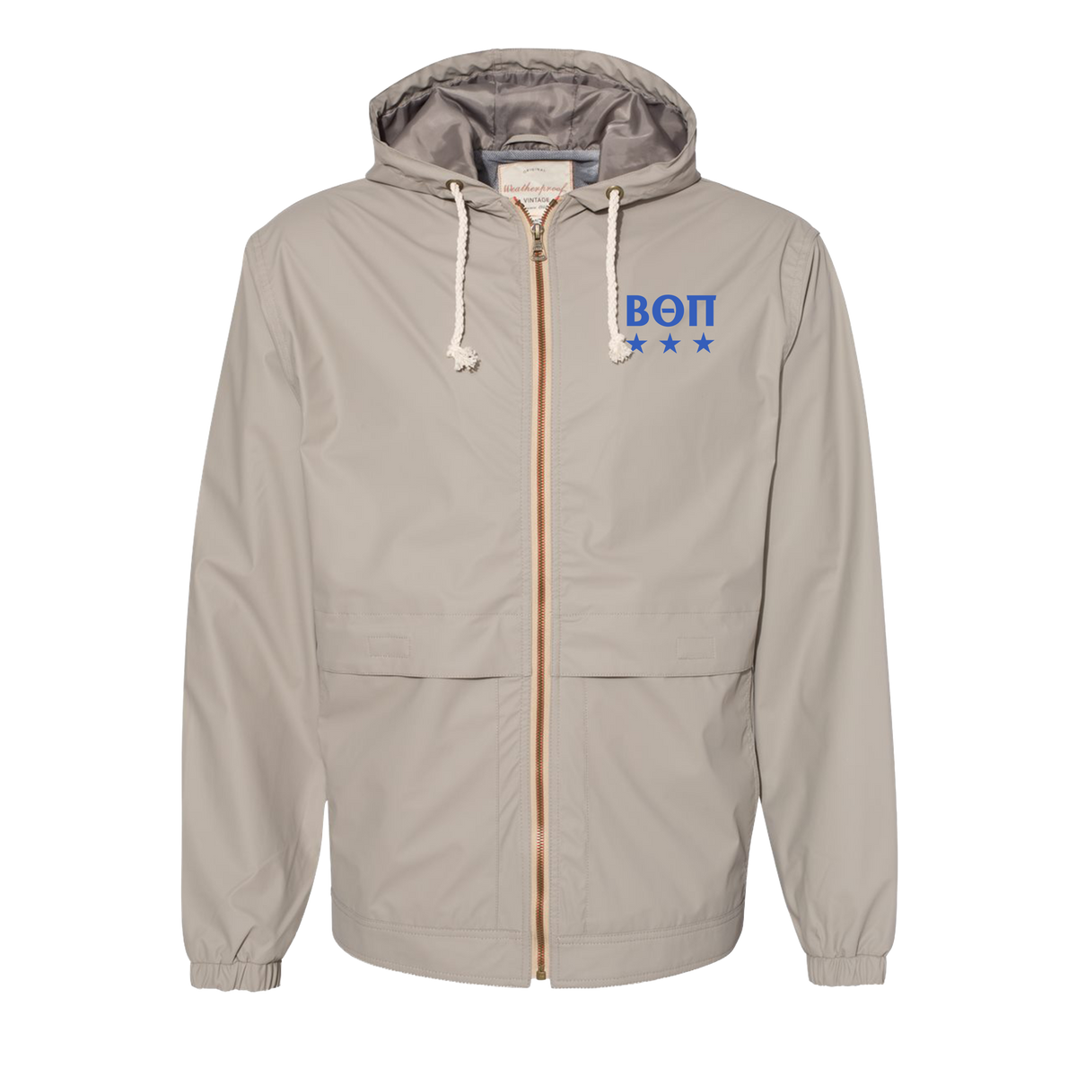 Beta Outdoors Vintage Hooded Rain Jacket