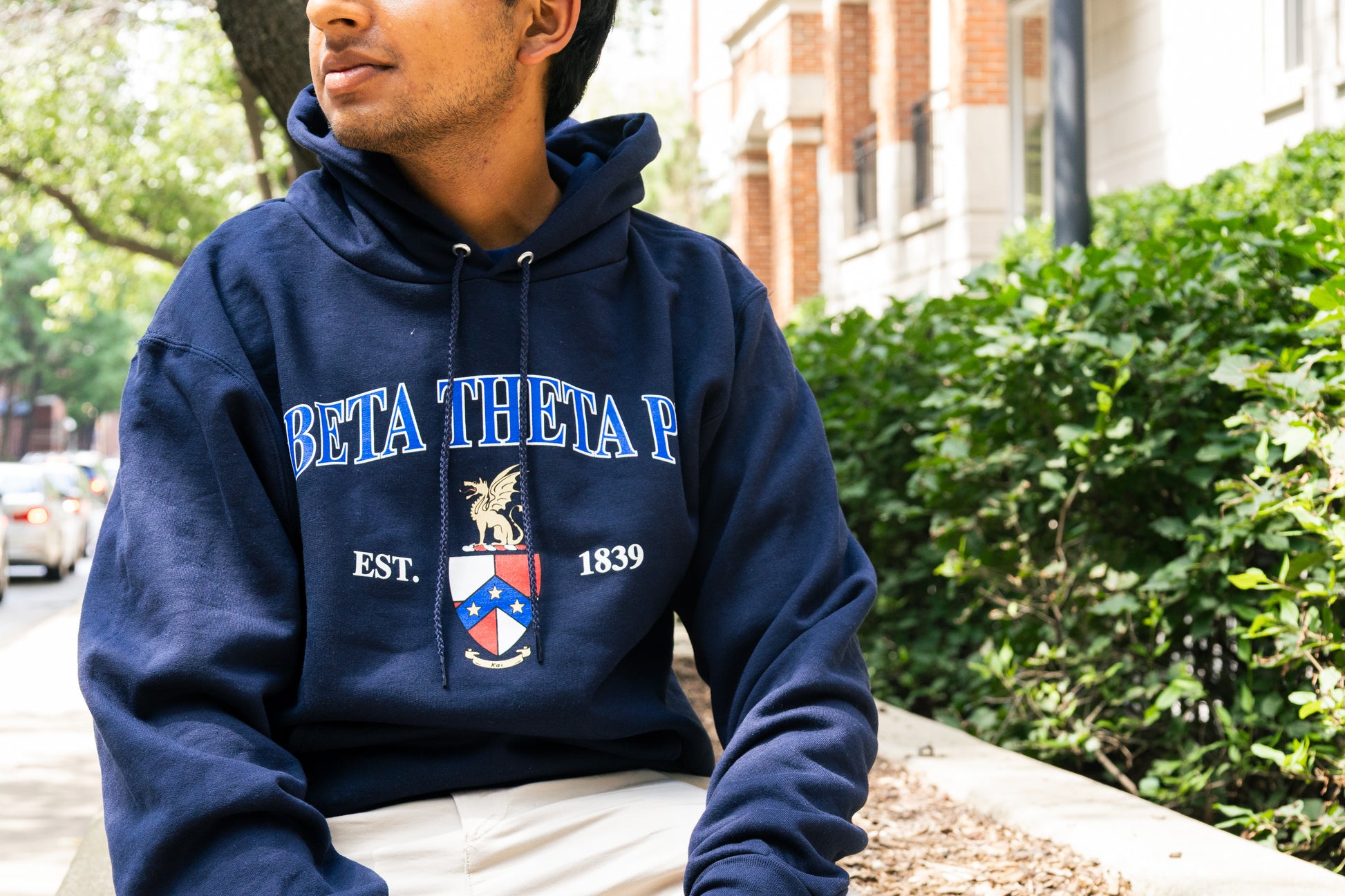 Beta Vintage Crest Hoodie