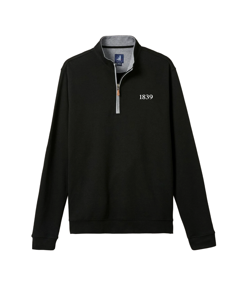 Beta 1839 Limited Johnnie-O 1/4 Zip in Black