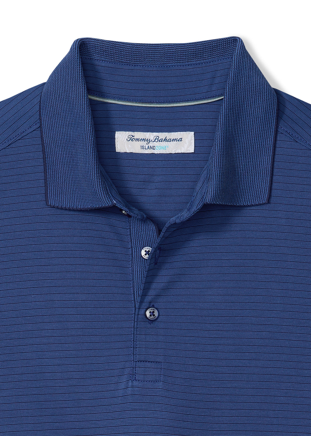 Beta Theta Pi Tommy Bahama Bay Stripe IslandZone® Polo (Team Blue)