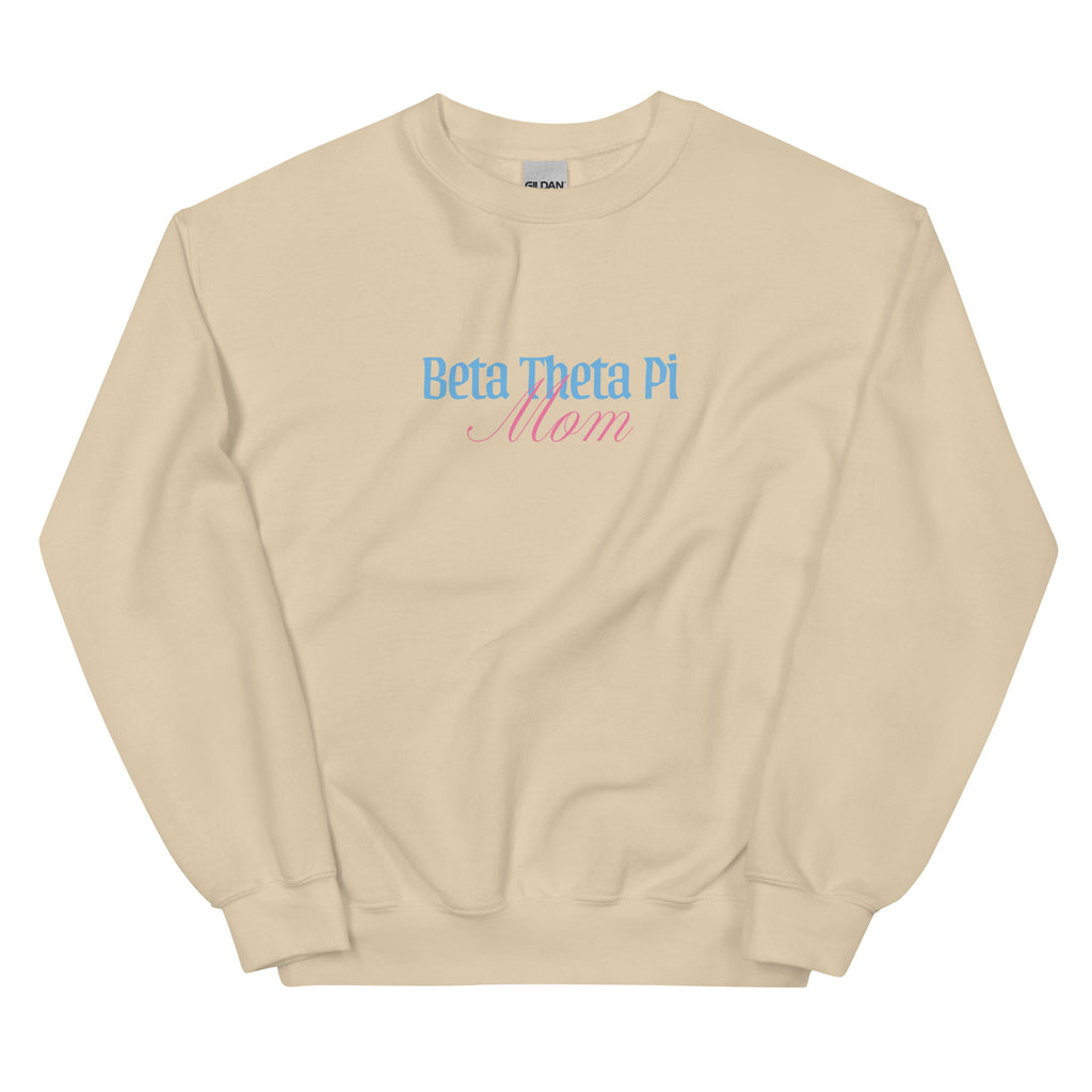Beta Mom Flower Crewneck Sweatshirt